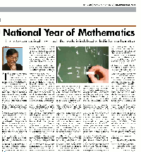 National Year of mathematics -millenium post article
